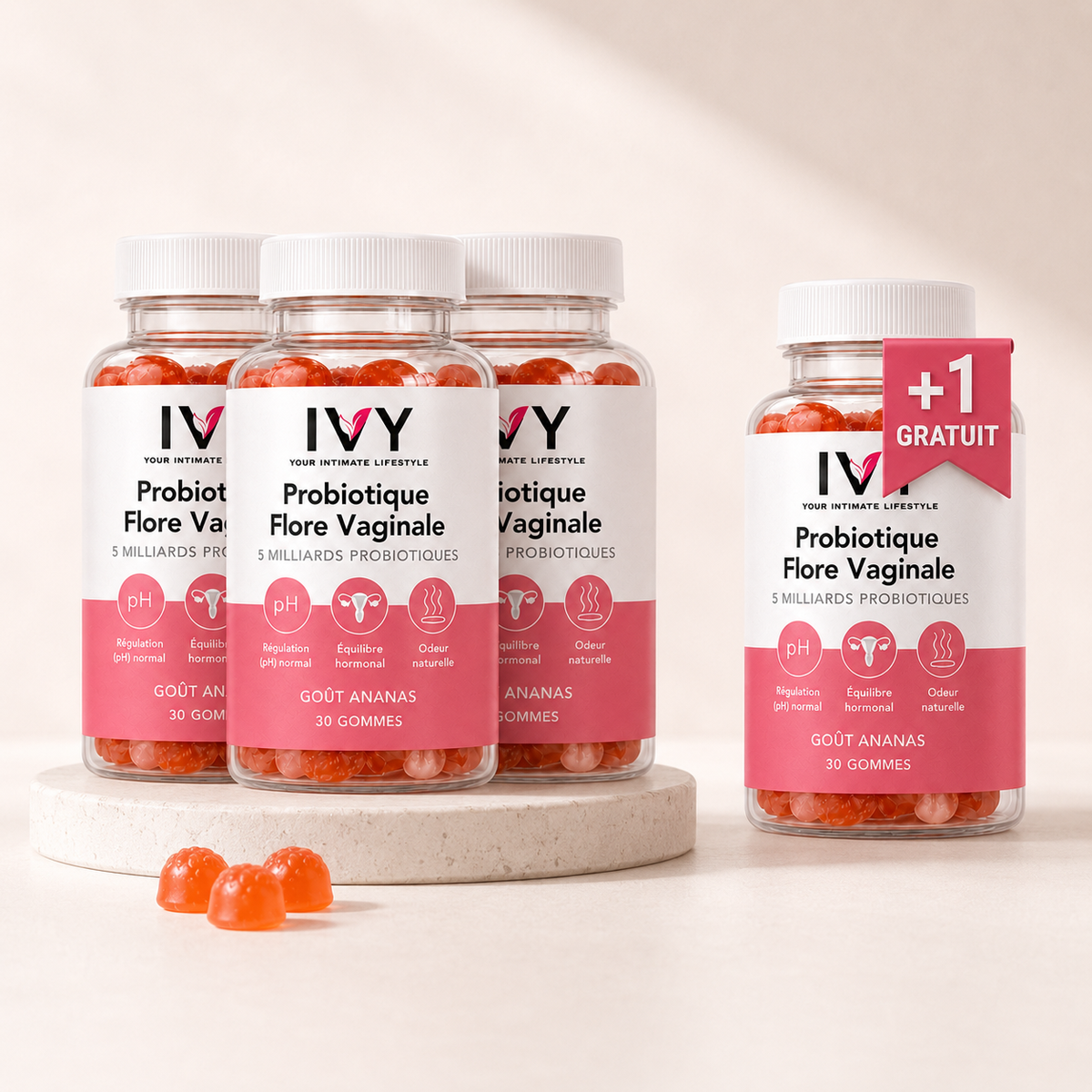 3 Flacons IVY™ + 1 GRATUIT