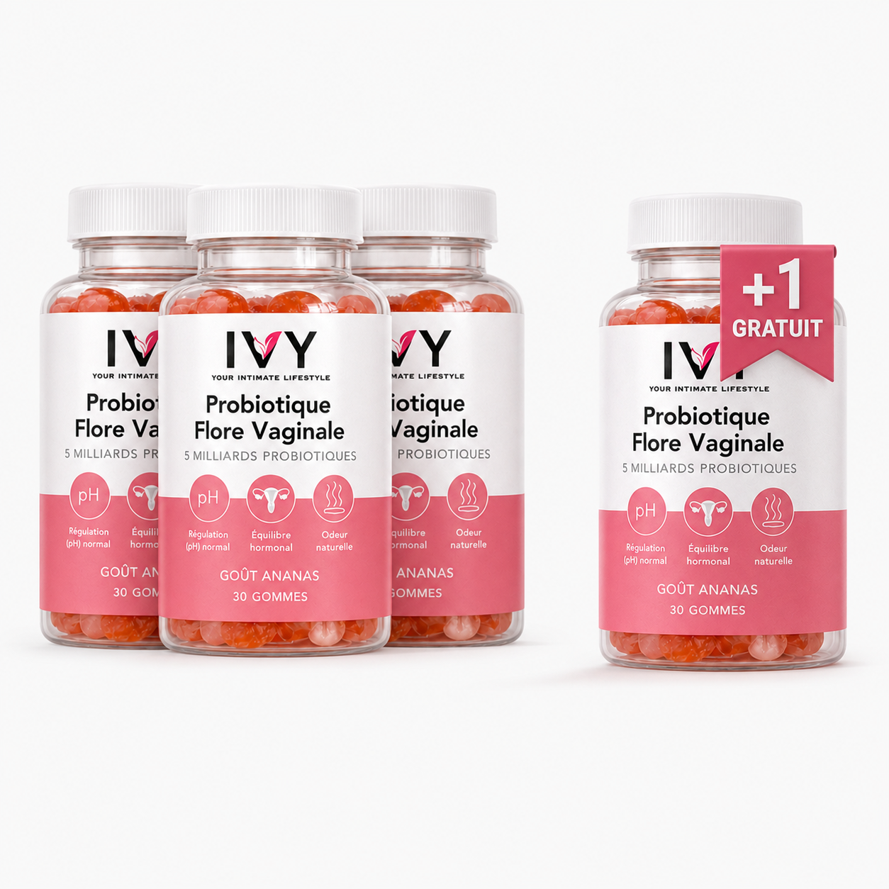Cure Complete : 3 Flacons IVY™ achetés = 1 Offert