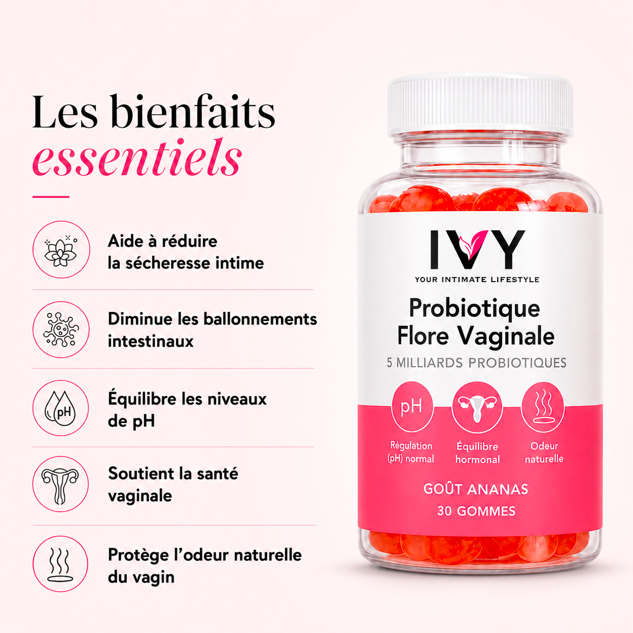 3 Flacons IVY™ + 1 GRATUIT